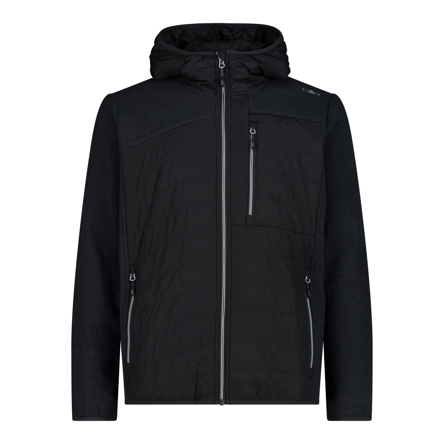 CMP Herren Jacke Man Hybrid Fix Hood Jacket 33H2047-02TP 54 Antracite ...