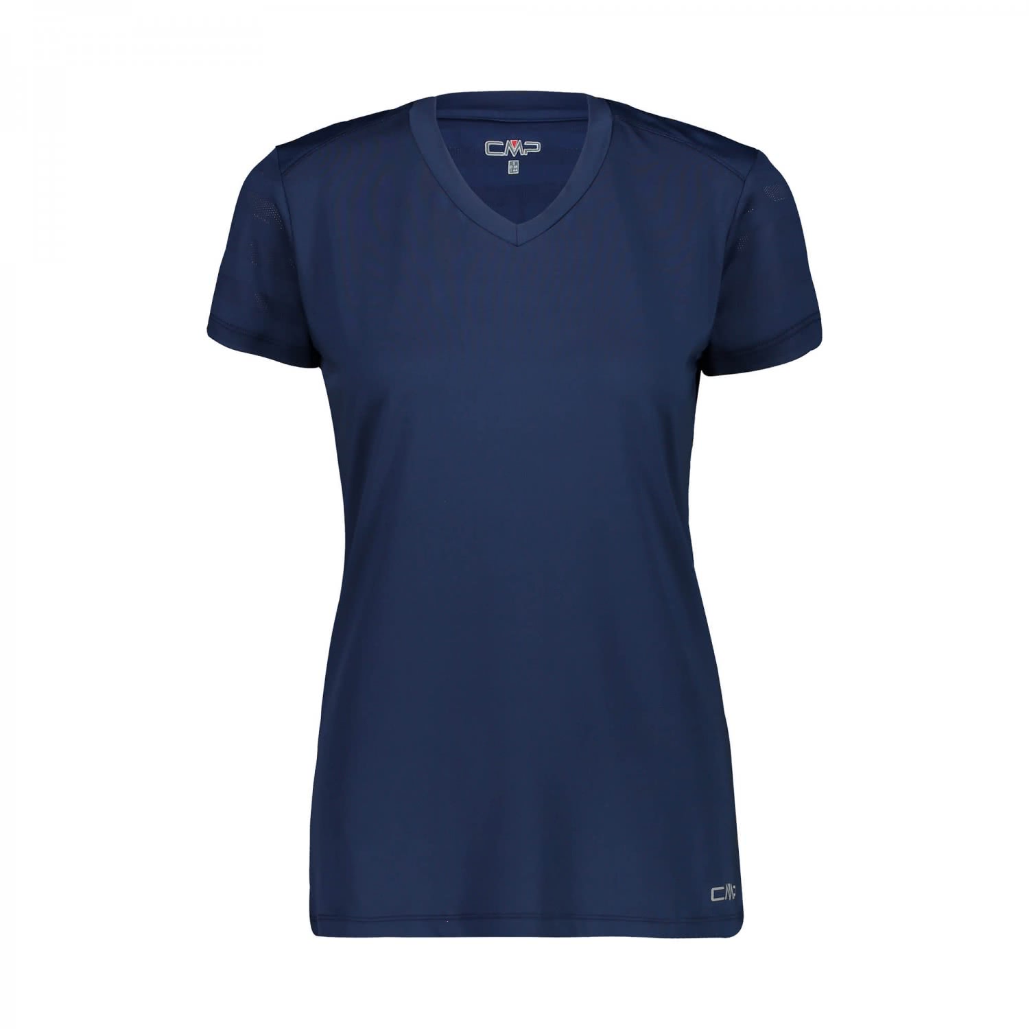 T-Shirt Cmp Femme Polyester Bleu Foncé Taille 48