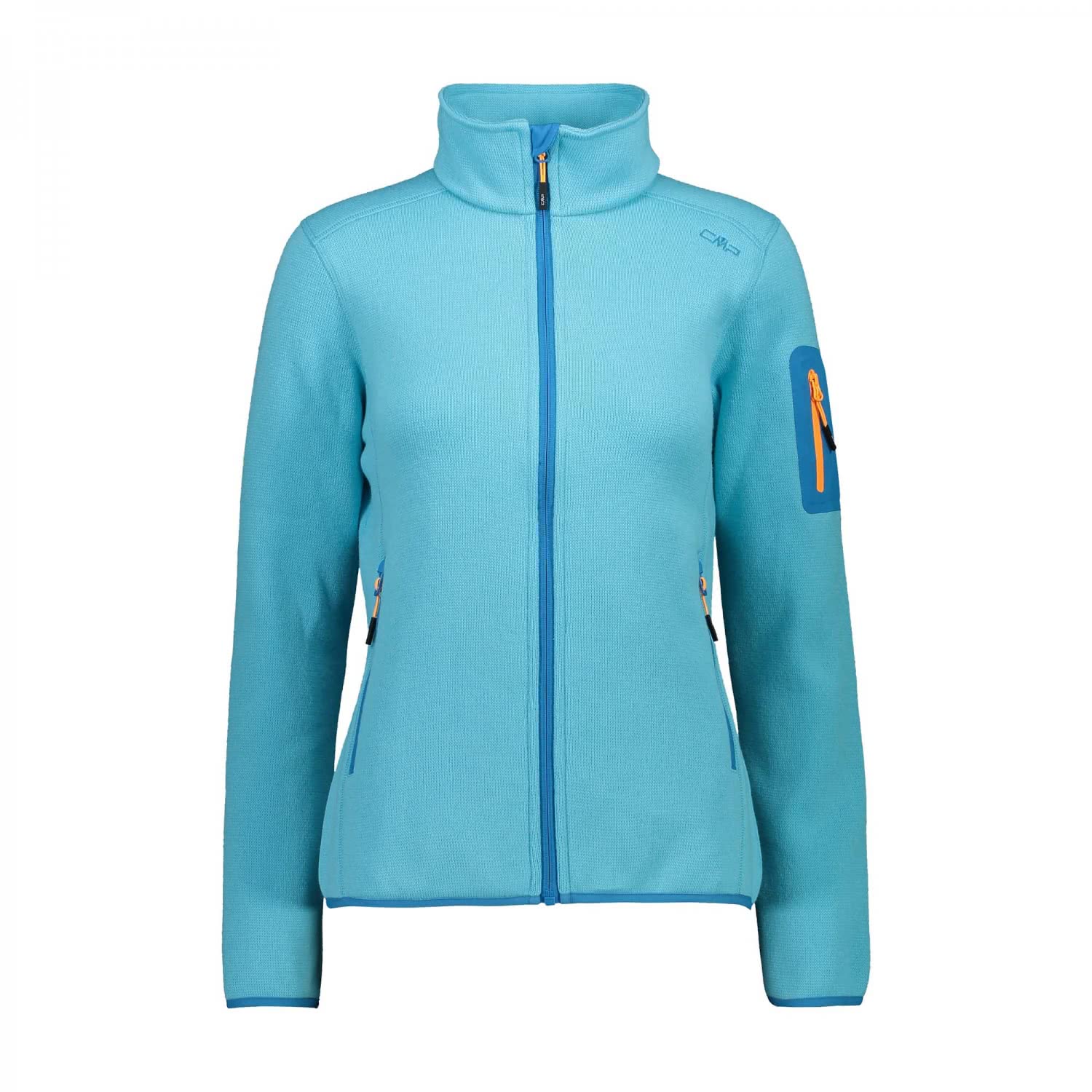 Giacca Tecnica Donna CMP Knit Tech - Felpa Con Cappuccio E Tasche Zip, Ideale Per Outdoor - Foto 6