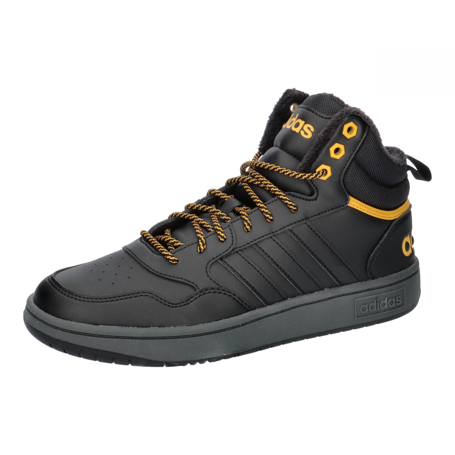 adidas Herren Sneaker Hoops Mid Wtr IG7928 40 Core Black/Core