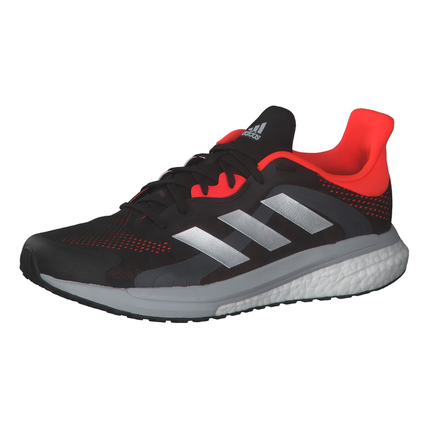 adidas Herren Laufschuhe Solar Glide 4 ST M FY4108 44 2/3 Core Black/Grey  Two/Solar Red | 44 2/3 | cortexpower.de