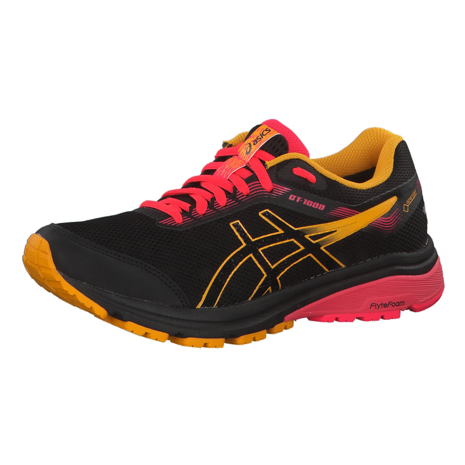 Asics Damen Laufschuhe GT-1000 7 G-TX 1012A031-001 39 Black/Amber ... Asics Damen Laufschuhe GT-1000 7 G-TX 1012A031-001 39 Black/Amber ...