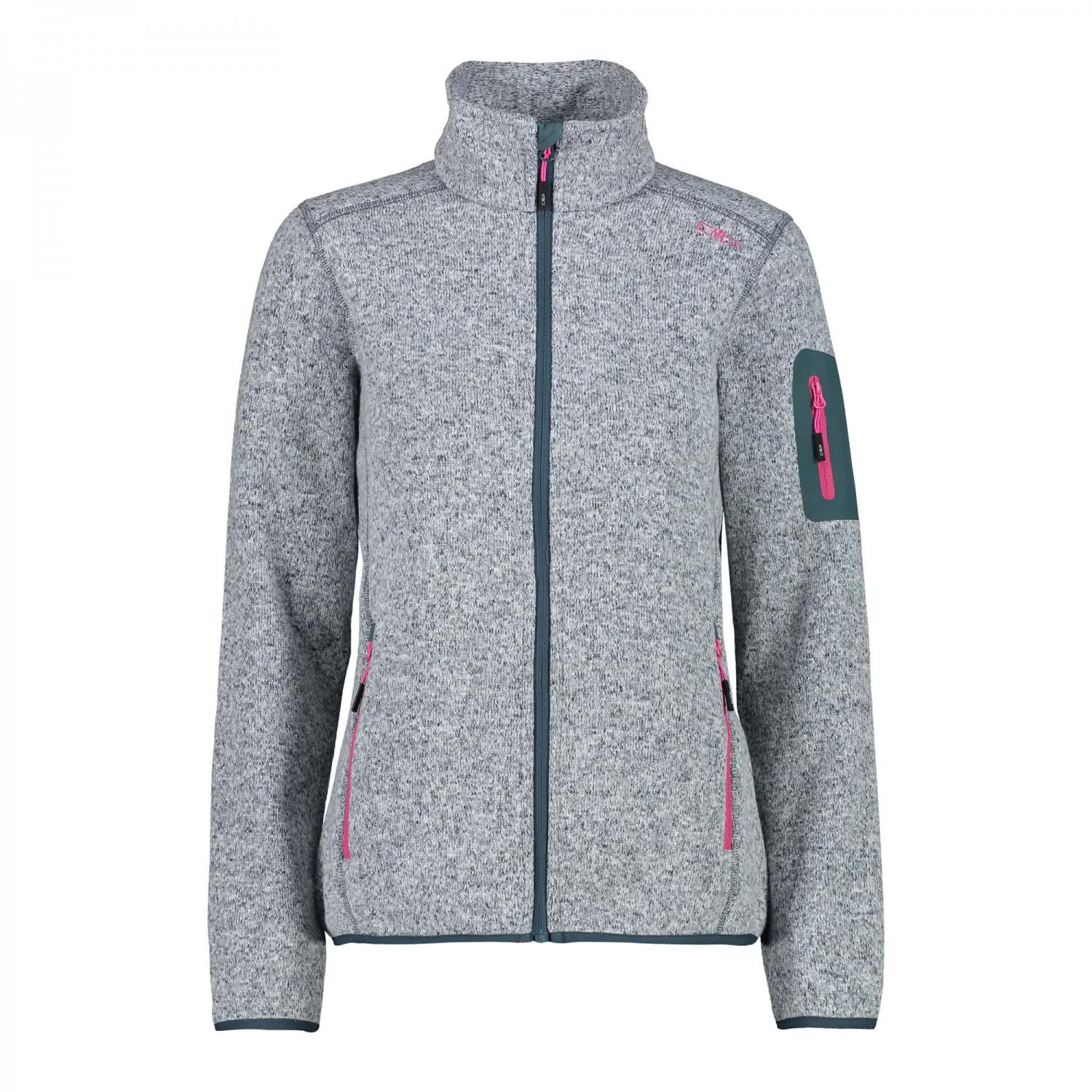 CMP Knit Tech Mélange Fleece Jacket Knit Tech mélange fleece
