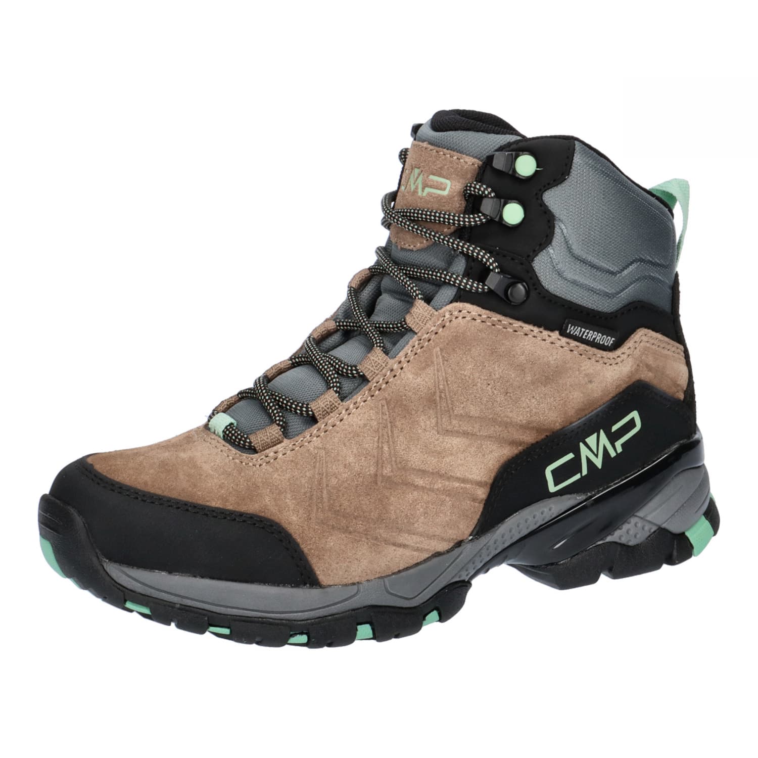 CMP MELNICK MID TREKKING SHOES WP - Outdoorschoenen - blue/flamingo