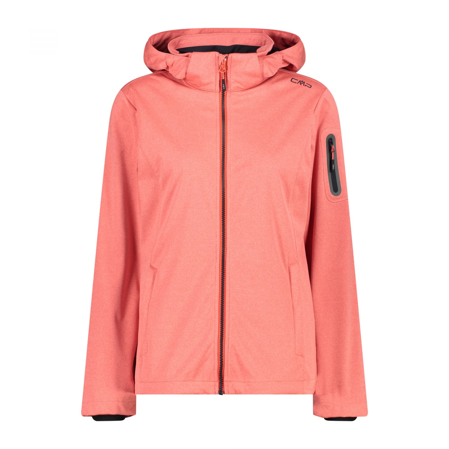 CMP Giacca Isolante Hoodie Donna – Campari, Taglia EU 36 – Traspirante E Antivento
