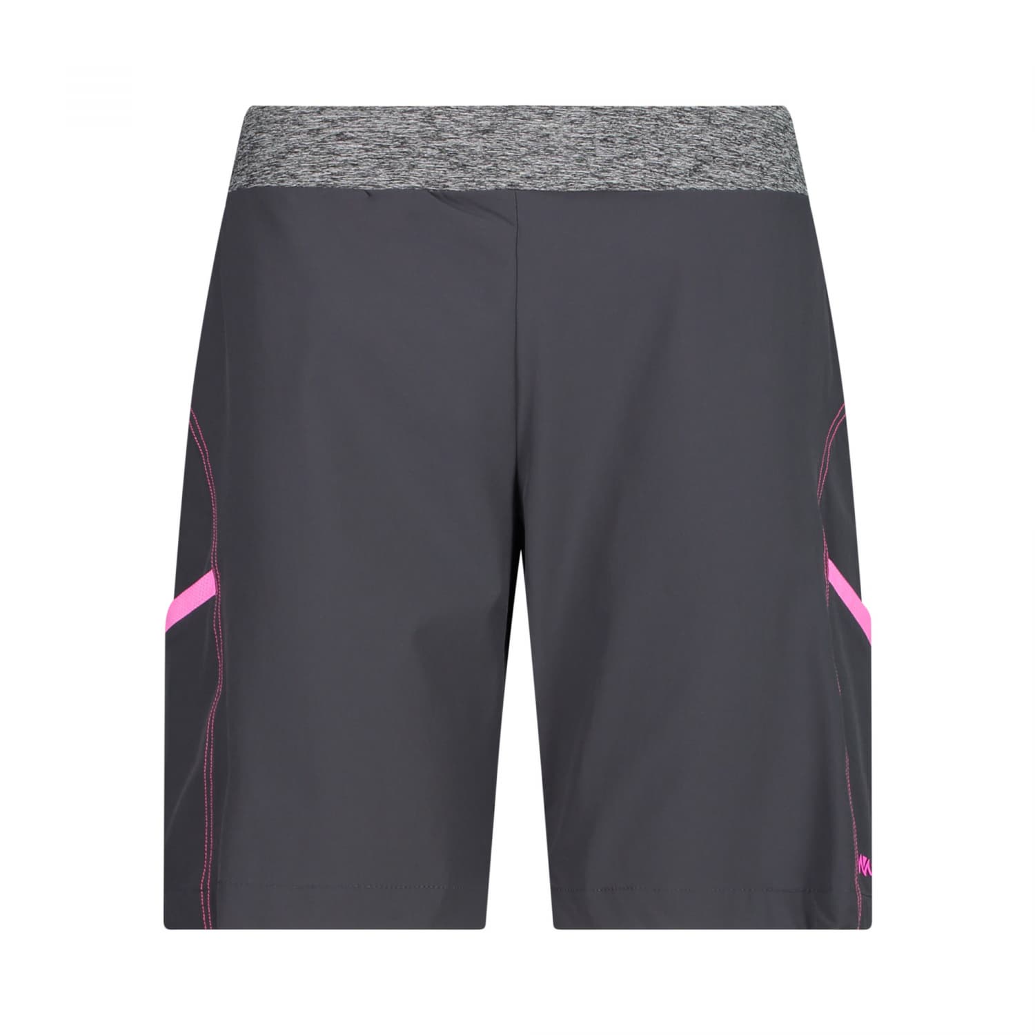 Bermudas De Trekking Campagnolo Para Mujer - Tejido Dry Function, Elásticas, Con Bolsillos Y Cintura Ajustable