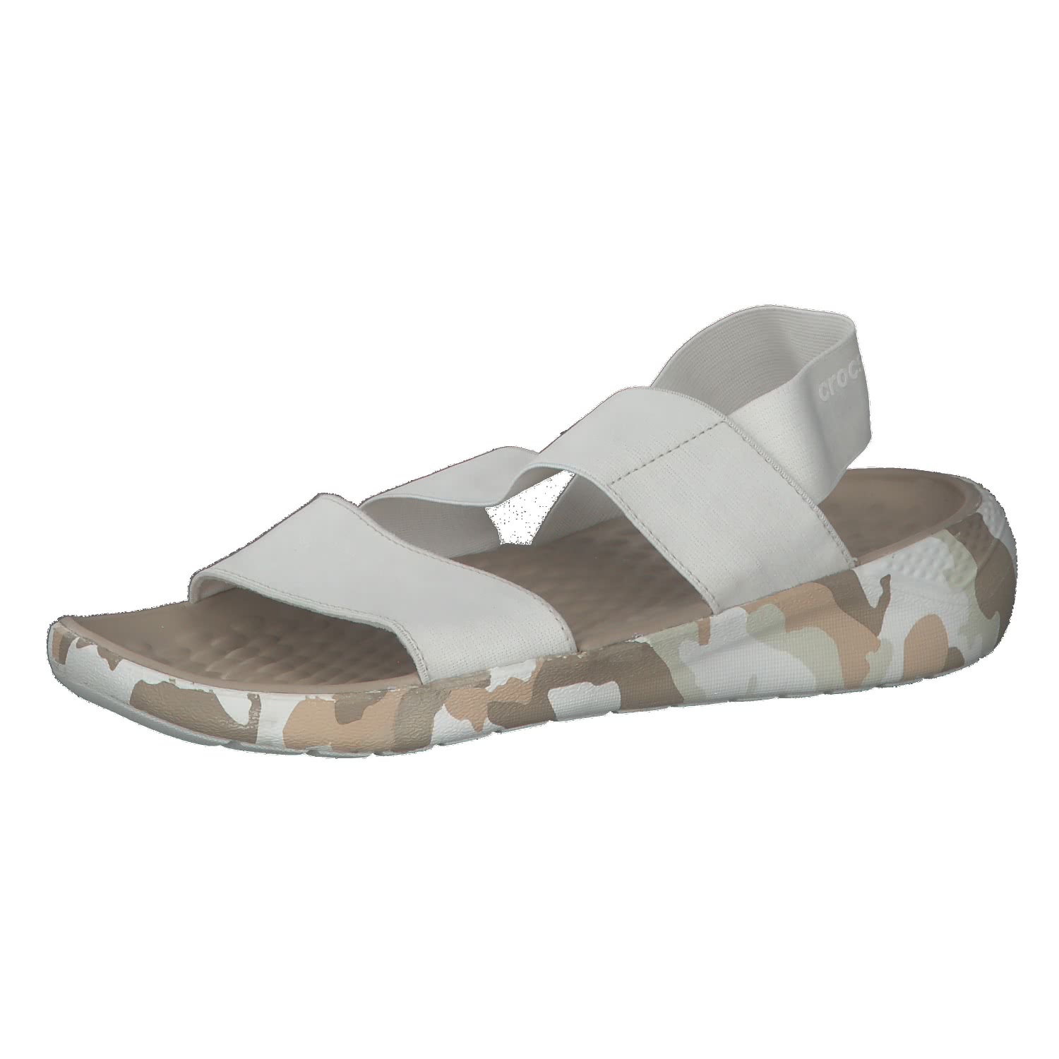 Crocs Damen Sandale LiteRide Printed Camo Stretch Sandal 207285 cortexpower