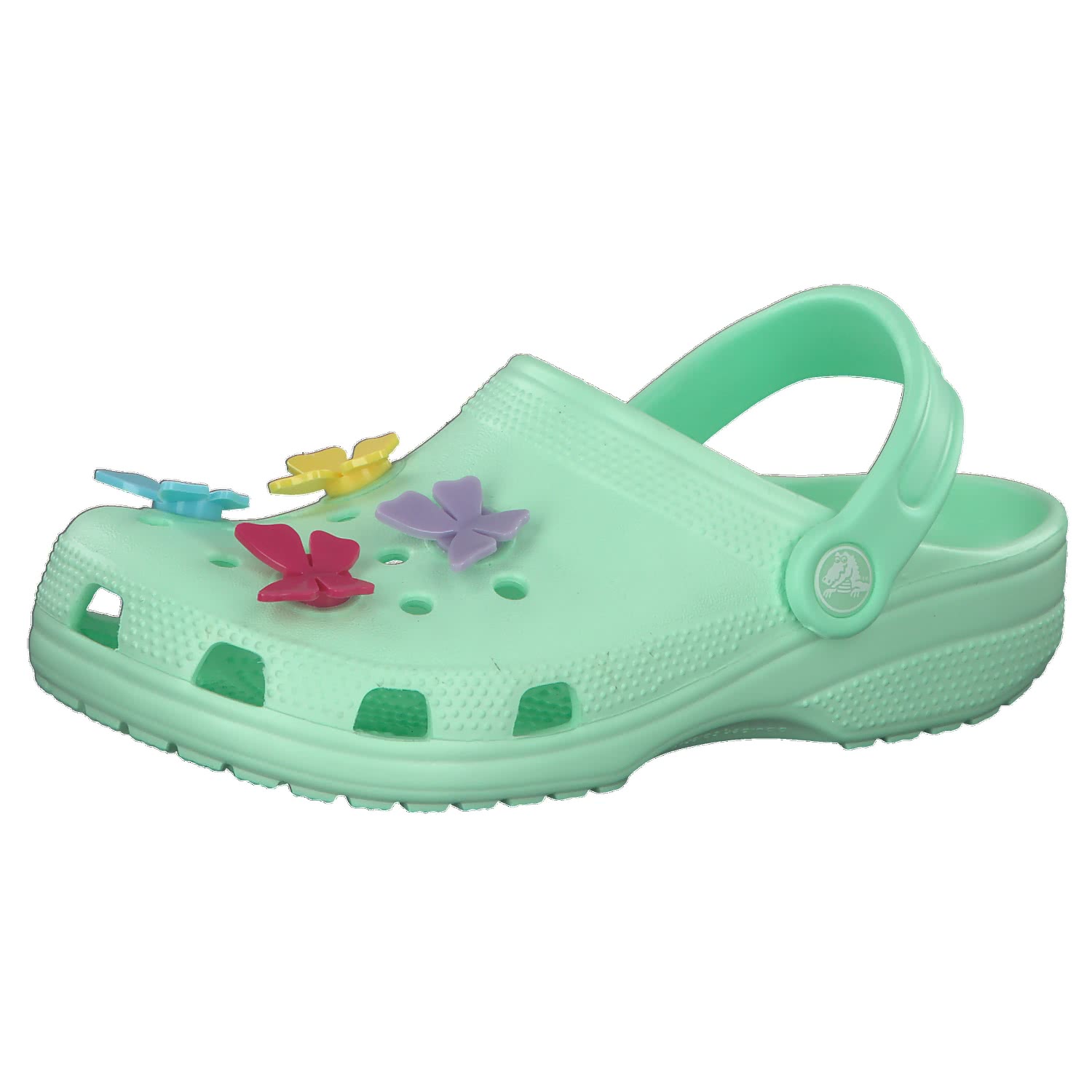 wallpapers Crocs With Fur And Charms crocs madchen schuhe preschool classic butterfly charm clog 206179 3ti 29 30 neo mint 29 30 cortexpower de