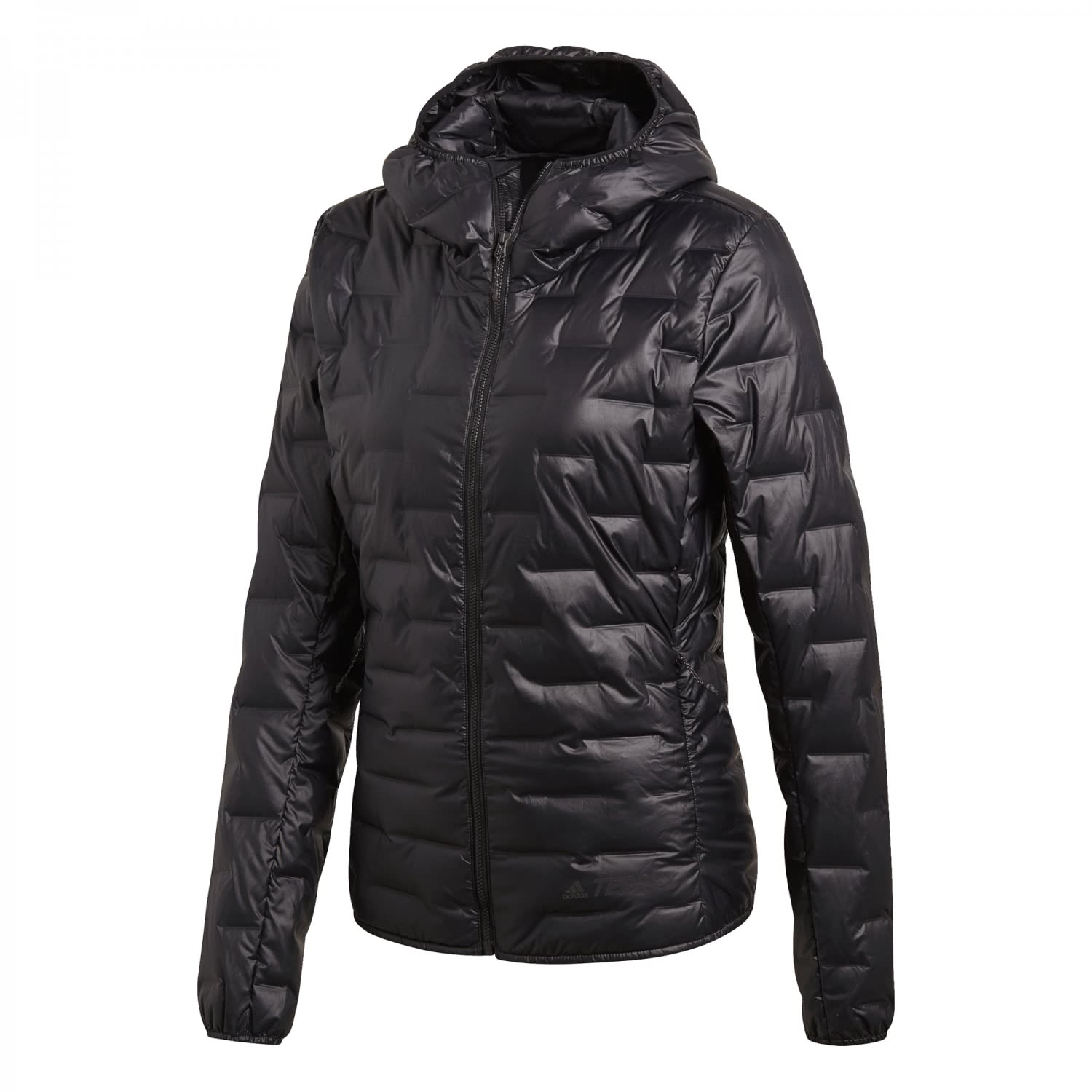 adidas TERREX Damen Daunenjacke Light Down Hooded Jacket CY8770 38 Black 38 cortexpower