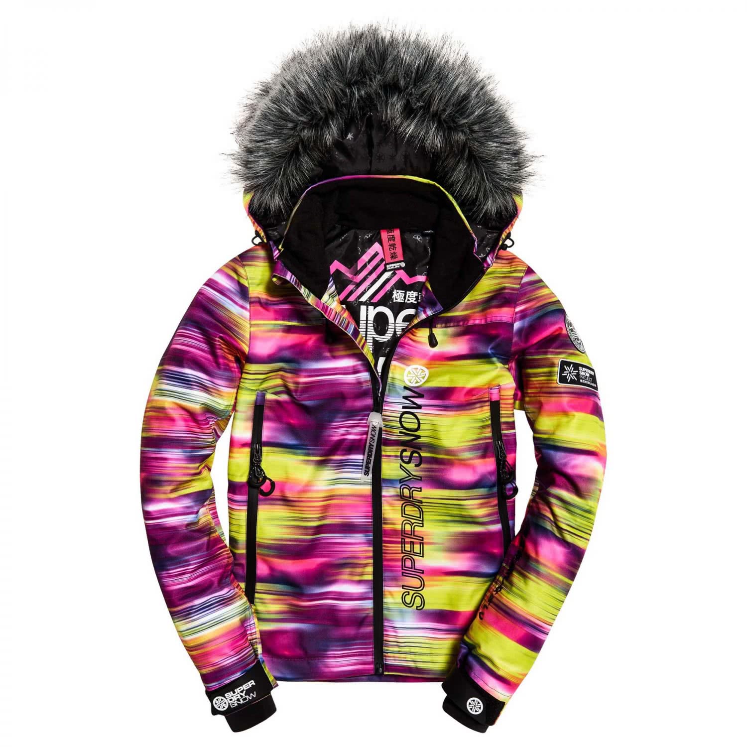Superdry Damen Skijacke SD Ski Run Jacket GS1200SU G6J 44 Fluro Kinetic | 44 | Superdry Damen Skijacke SD Ski Run Jacket GS1200SU G6J 44 Fluro Kinetic | 44 |