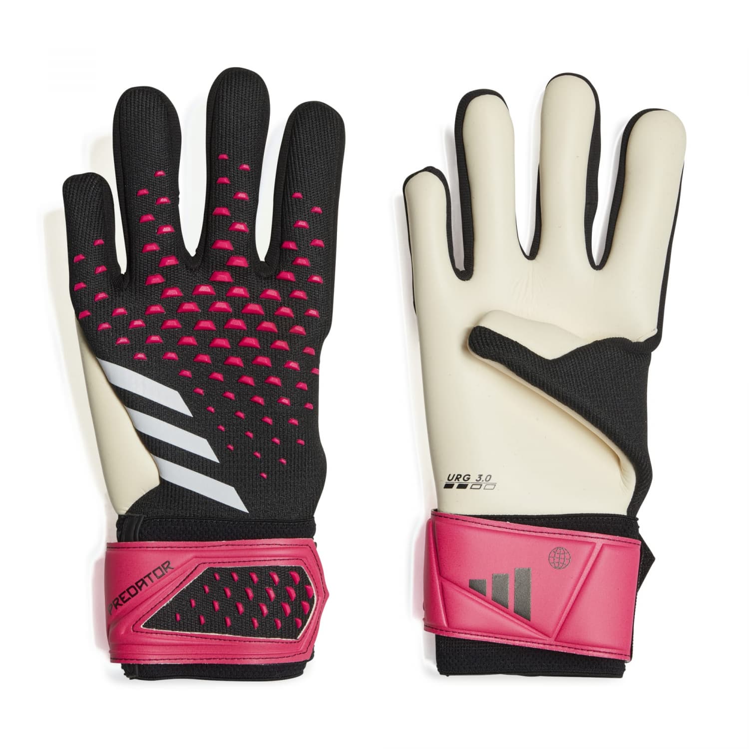 adidas Torwarthandschuhe Predator League HN7993 10.5 Black/White/Team  Shadow Pink | 10.5 | cortexpower.de