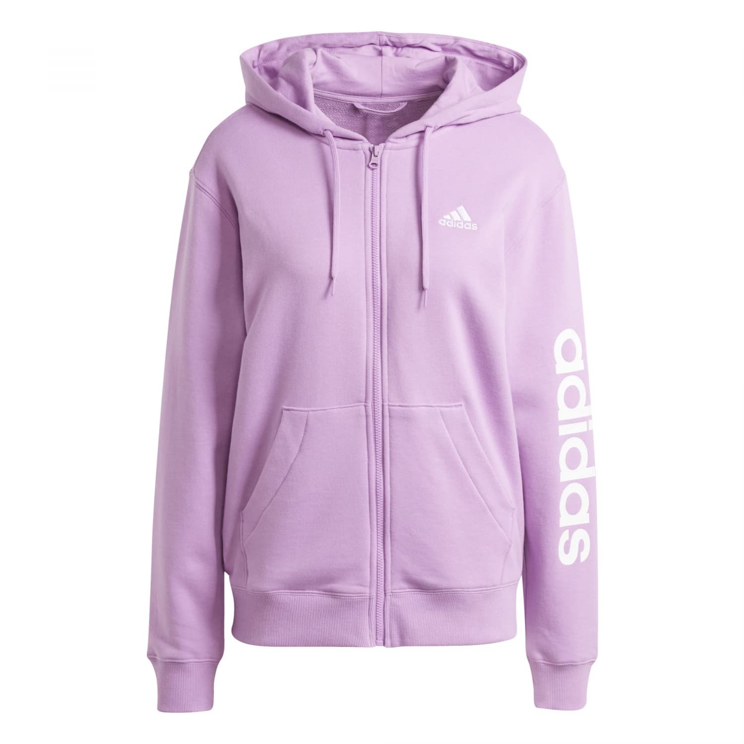adidas Damen Kapuzenjacke Essentials Linear French Terry cortexpower