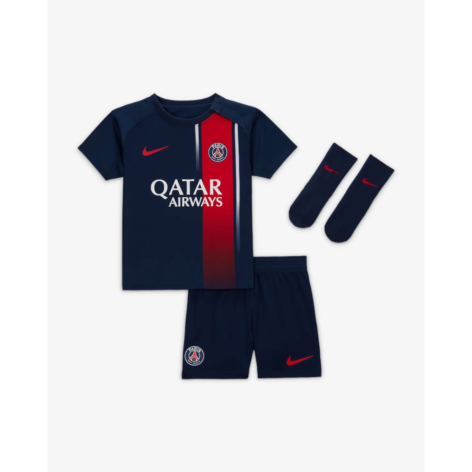 Nike Baby Set Paris Saint Germain 2023 24 Set DX2820 411 9 12 Midnight Navy University Red 9 12 cortexpower