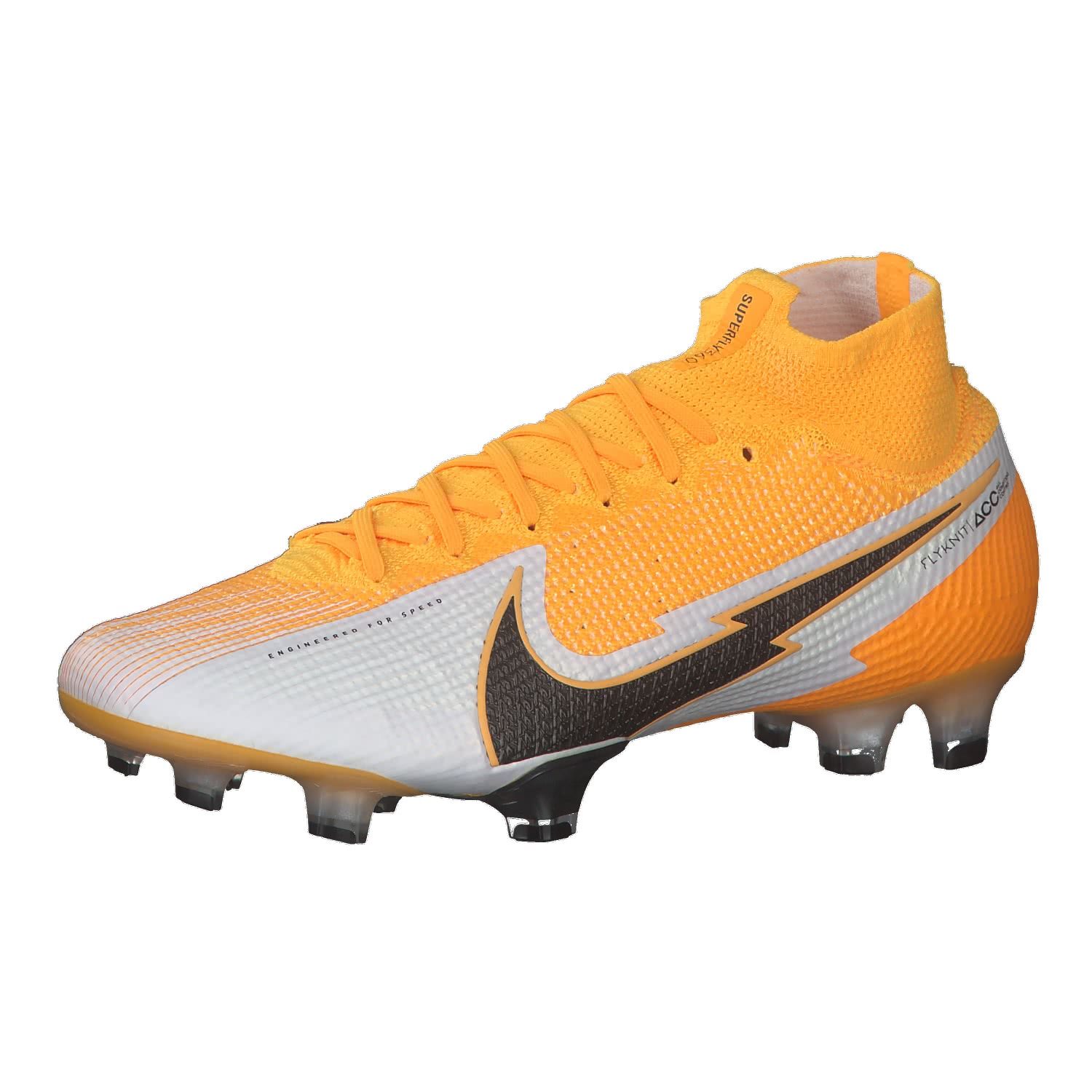 Nike Herren Fussballschuhe Mercurial Superfly VII Elite FG AQ4174-801 41  Laser Orange/Black/White | 41 | cortexpower.de