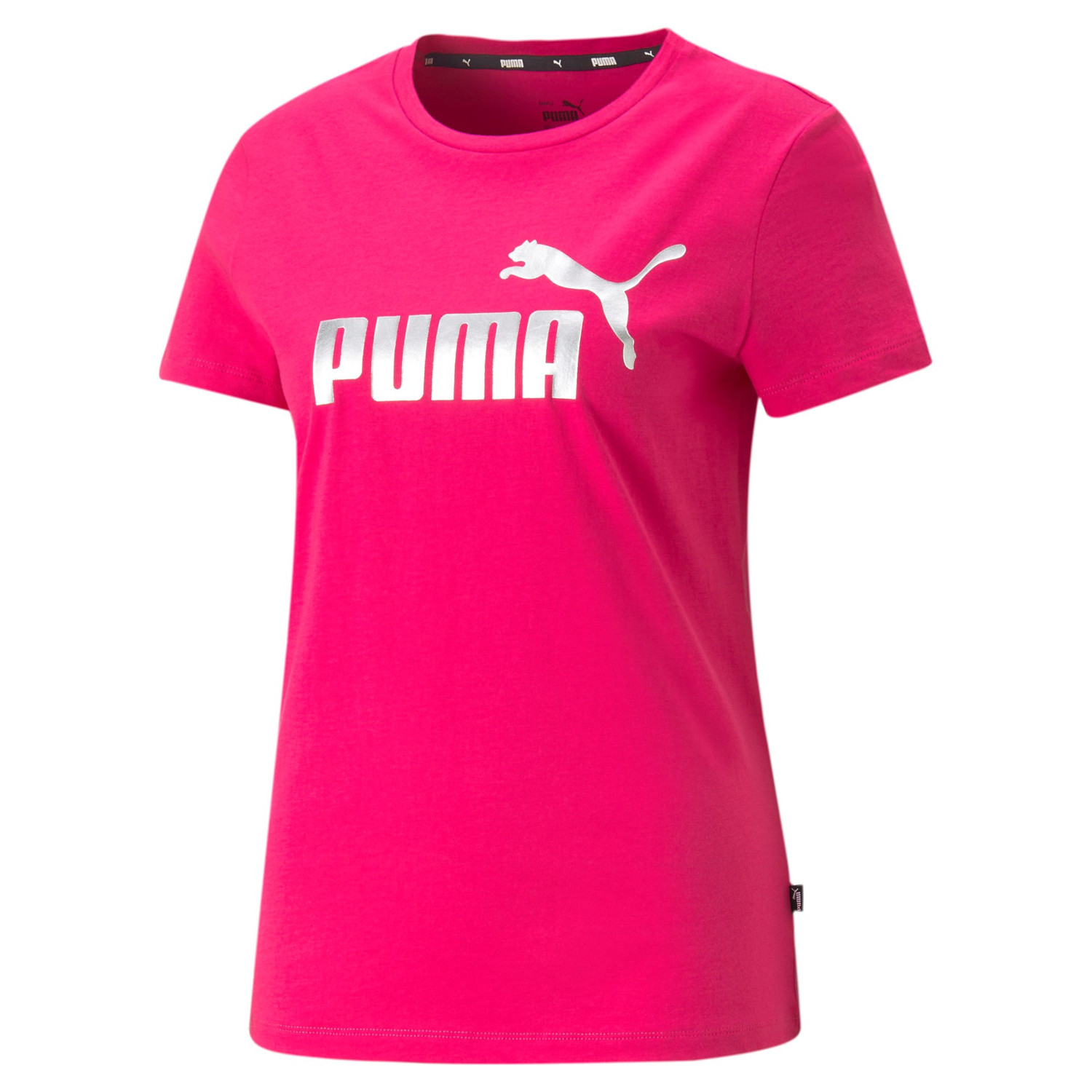 Puma Damen T-Shirt ESS+ Metallic Logo Tee 848303 | eBay