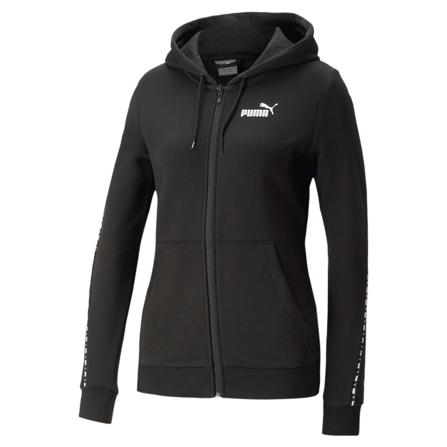 TR Puma Black Kapuzen S Damen | Sweatjacke Full-Zip Hoodie 674226-01 POWER S PUMA PUMA