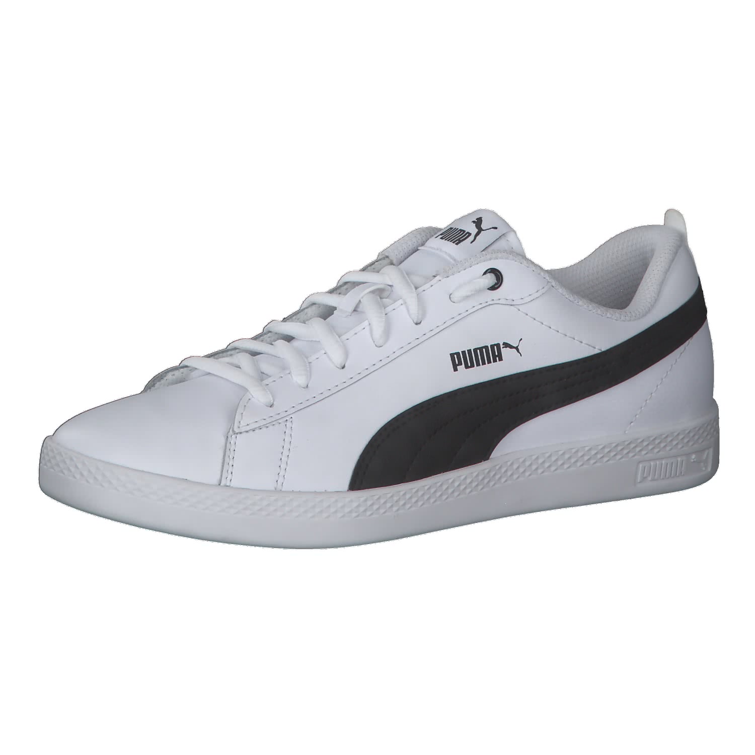 Puma Damen Sneaker Smash v2 L 365208-01 40.5 Puma White-Puma Black | 40.5 | cortexpower.de