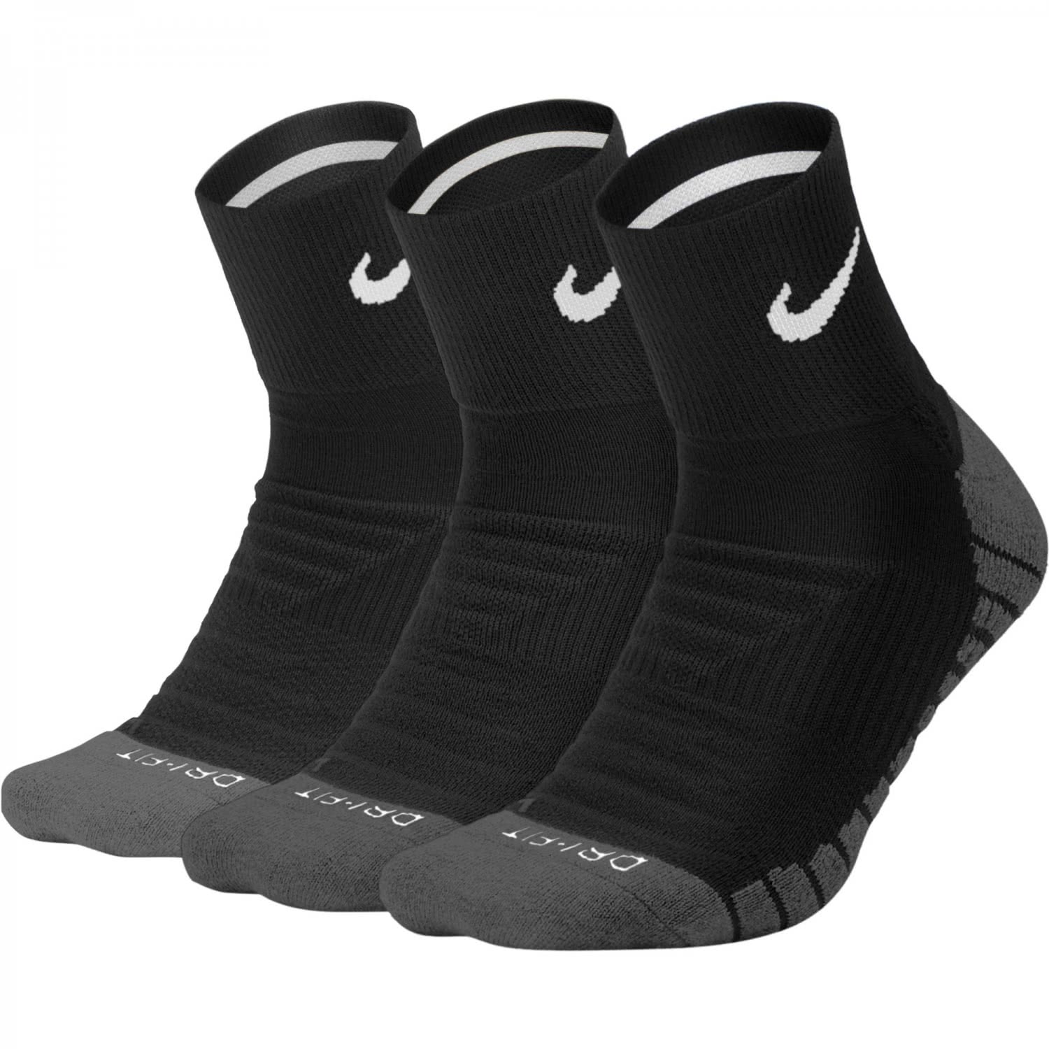 Black nike dri fit socks deals