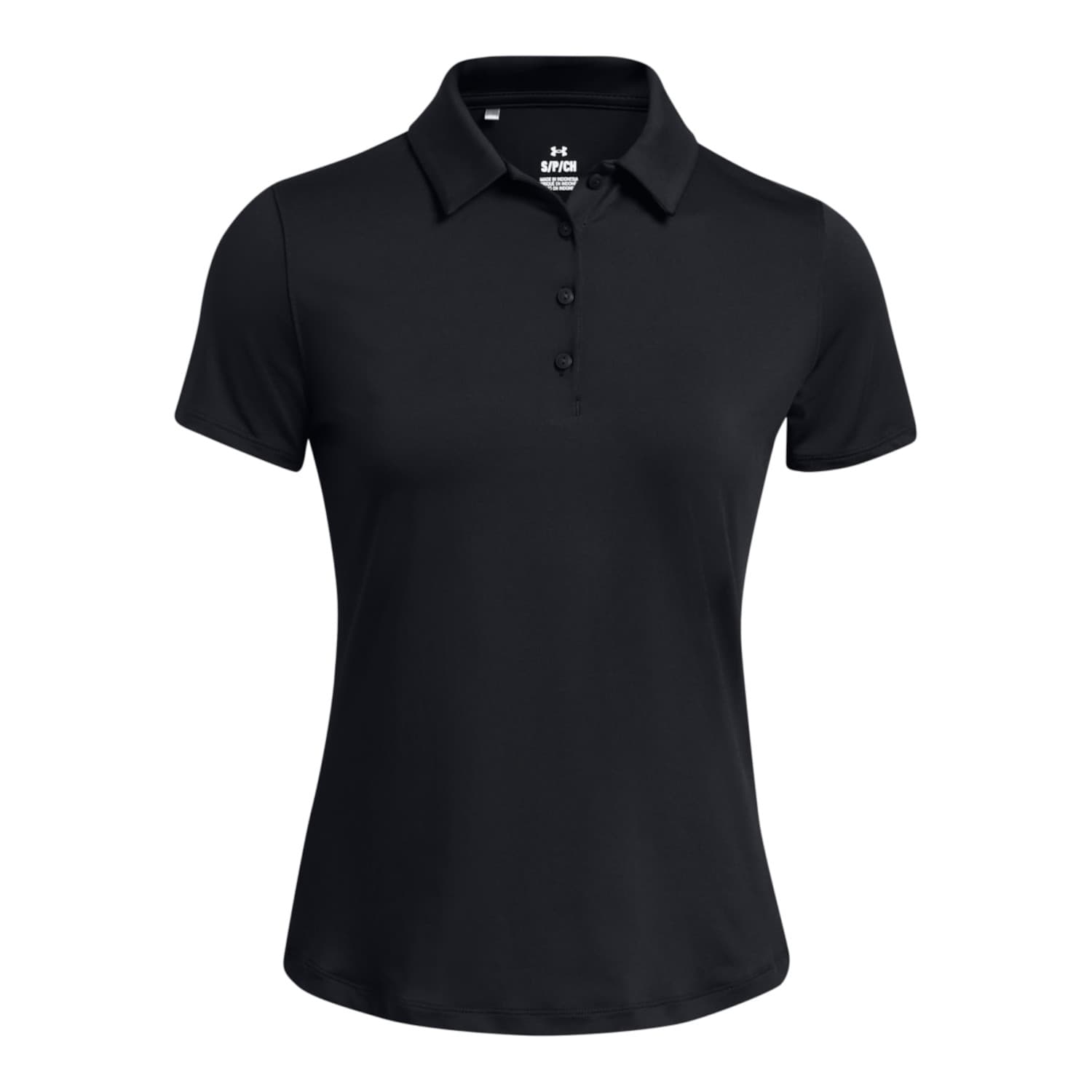 Under armour black polo hotsell