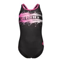 Arena Mädchen Badeanzug Paint Swimsuit Swim Pro Back 011751