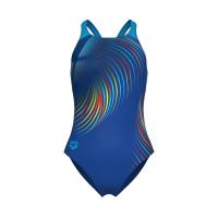 Arena Mädchen Badeanzug Pinwheel V Back 011752