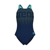Arena Mädchen Badeanzug PAINTERLY SWIMSUIT V BACK 011756