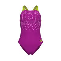 Arena Mädchen Badeanzug PAINTERLY SWIMSUIT V BACK 011756