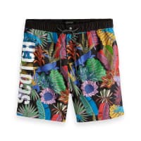 Scotch & Soda Herren Bunte Badeshorts mit Artwork 148552