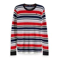 Scotch & Soda Herren Langarmshirt Waffle Stripes 150530