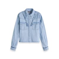 Maison Scotch Damen Bluse Bleached Out 151333