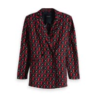 Maison Scotch Damen Blazer mit Seepferdchen Print 153225