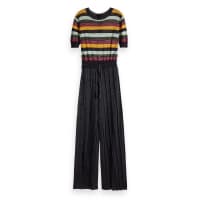 Maison Scotch Damen Overall multicolour lurex stripe all-in-one 153314