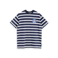 Scotch & Soda Herren T-Shirt Oversized Stripe Tee 153616