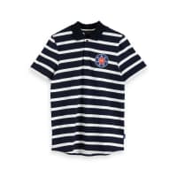 Scotch & Soda Herren Poloshirt Stripe Nylon Collar 153630