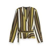 Maison Scotch Damen Wickelbluse Wrap Shirt 153769