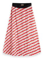 Maison Scotch Damen Plissierter Rock Pleated Plisse 154554