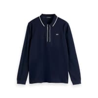 Scotch & Soda Herren Longsleeve Polo Pique 155458