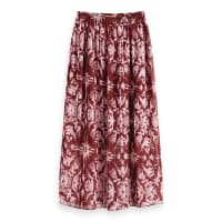 Maison Scotch Damen Rock Printed Pleated Skirt 155992