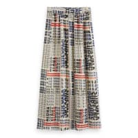 Maison Scotch Damen Rock Printed Pleated Skirt 155992