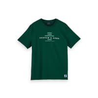 Scotch & Soda Herren T-Shirt Crew Neck Logo Tee 156804
