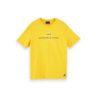 Scotch & Soda Herren T-Shirt Crew Neck Logo Tee 156804