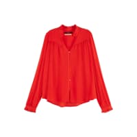 Maison Scotch Damen Bluse Feminine Pleated Shirt 157017