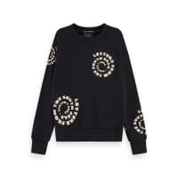 Maison Scotch Damen Sweatshirt with Artworks 157035