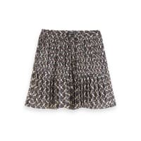 Maison Scotch Damen Rock Allover Printed Ruffle Skirt 159413