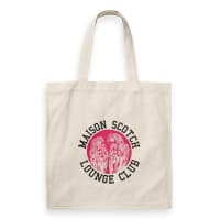 Maison Scotch Damen Tragetasche Graphic Printed Tote Bag 150365