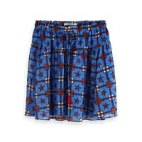 Maison Scotch Damen Rock Printed Flowy Mini Skirt 149937