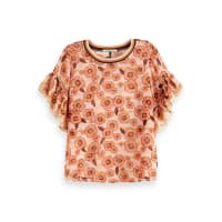 Maison Scotch Damen Top Mixed Print Top 149806