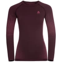 Odlo Damen Shirt Performance Warm Eco Baselayer Top Crew Neck L/S 196191