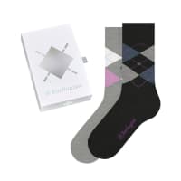 Burlington Damen Socken Basic Gift Box Argyle 2-Pack SO 20597