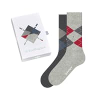 Burlington Herren Socken Basic Gift Box Argyle 2er Pack 20599